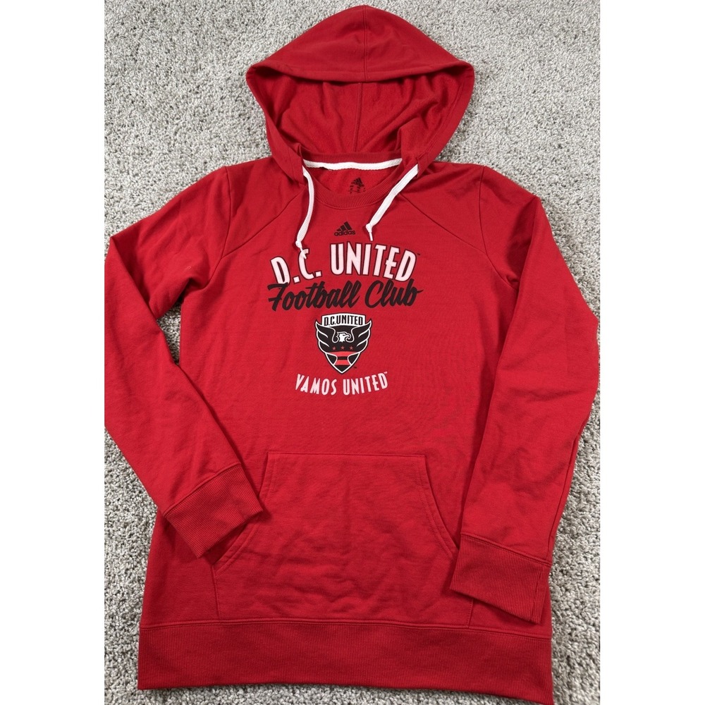 Adidas Red D.C. United Football Club Hoodie